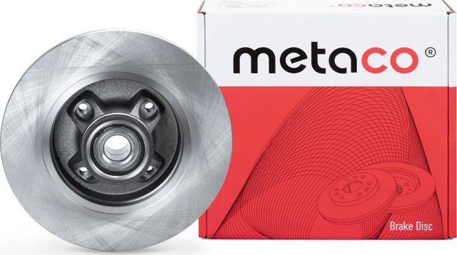 Диск тормозной CITROEN C4/BERLINGO 02- задн. ABS, С ПОДШИПНИКОМ (Metaco). Артикул 3060256
