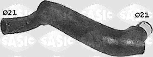 Патрубок системы охлаждения (радиатора) Sasic правый для Peugeot 405 1988-1996. Артикул SWH0507