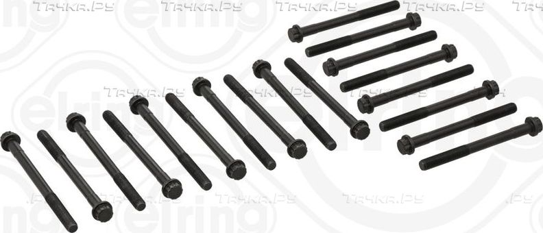Комплект болтов ГБЦ Elring для Toyota Corolla E80 1983-1989. Артикул 708.250