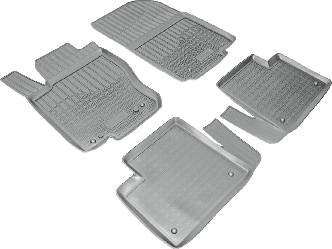 Коврики Норпласт для салона Mercedes-Benz GL-Класс X166 2012-2019 СЕРЫЕ. Артикул NPA10-C56-500-G