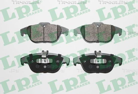 Тормозные колодки LPR задние для Mercedes-Benz C-Класс III (W204, C204) 2007-2015. Артикул 05P1274