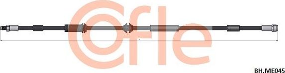 Тормозной шланг Cofle. Артикул 92.BH.ME045