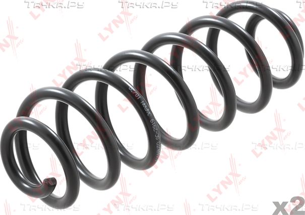 Пружина подвески LYNXauto задняя для Volkswagen Passat B6 2009-2010. Артикул SC-2919