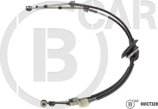 Трос переключения передач КПП B CAR для Citroen C3 I 2002-2009. Артикул 001CT328