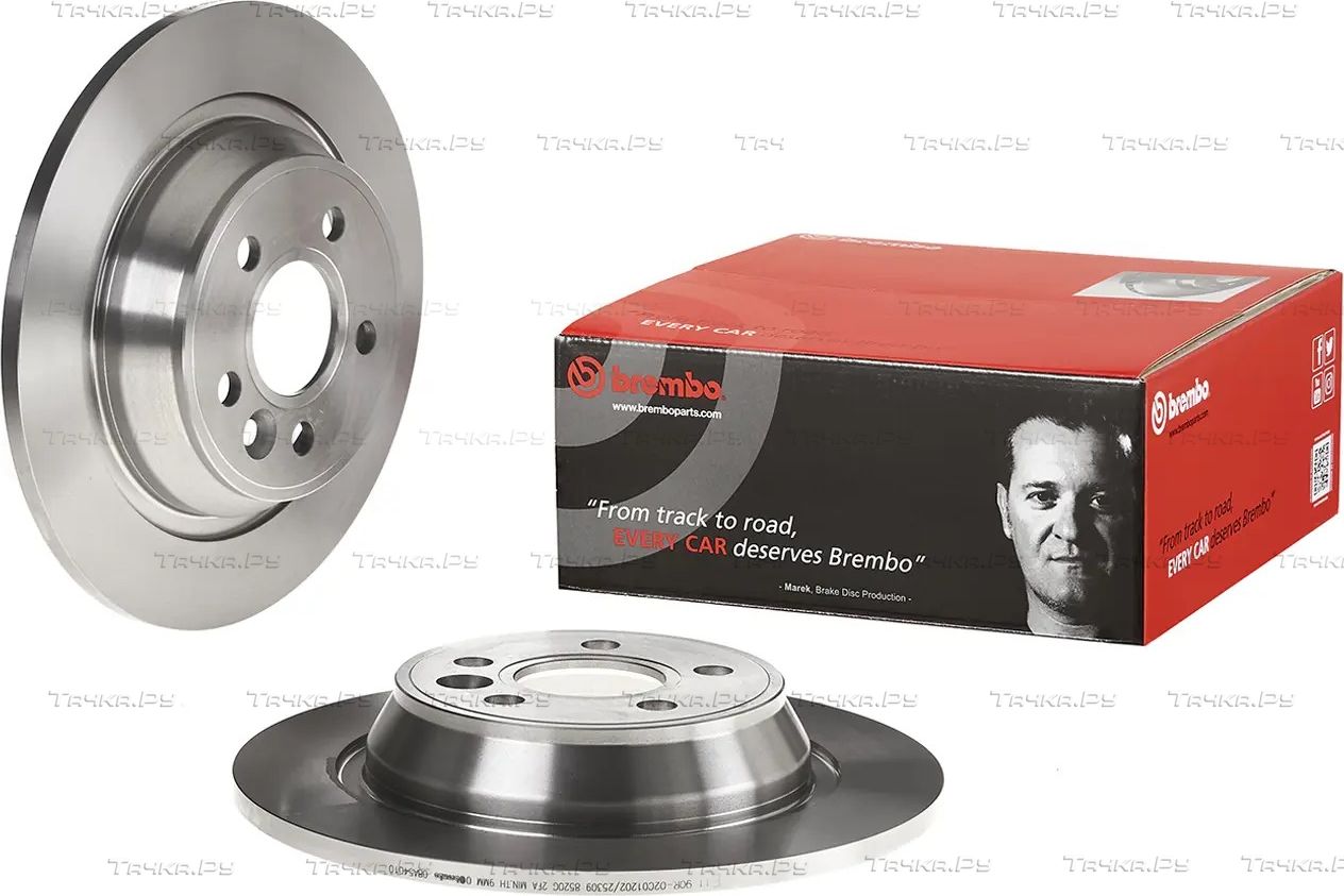 Тормозной диск Brembo PRIME LINE задний для Land Rover Range Rover Evoque II 2015-2026. Артикул 08.A540.10