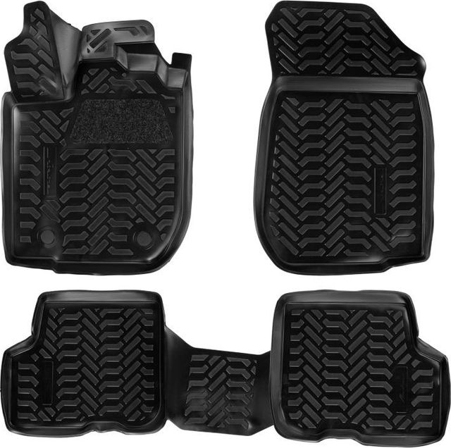 Коврики Airline 3D с высоким бортиком для салона Renault Sandero II 2013-2026. Артикул ACM-PS-58