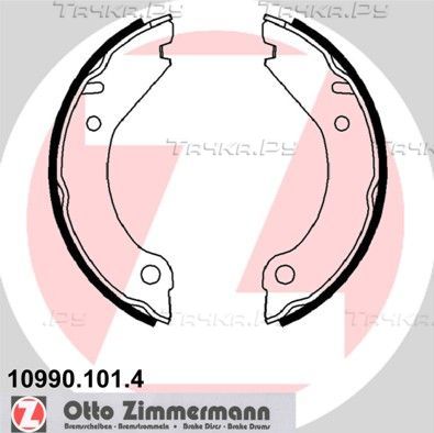 Тормозные колодки (стояночная тормозная система) Zimmermann. Артикул 10990.101.4