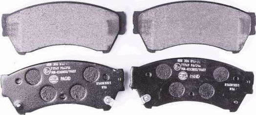 Тормозные колодки Hella. Артикул 8DB 355 013-761