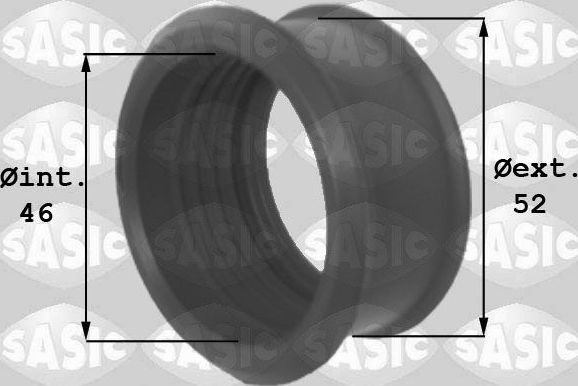 Патрубок интеркулера Sasic. Артикул 3330009