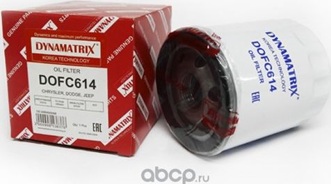 фильтр масляный (Dynamatrix-Korea). Артикул DOFC614
