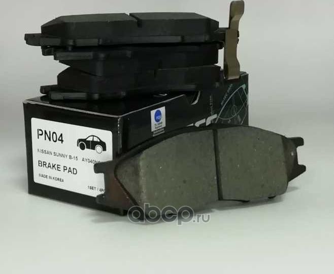 Колодки тормозные передние (HI-TEC). Артикул PN04