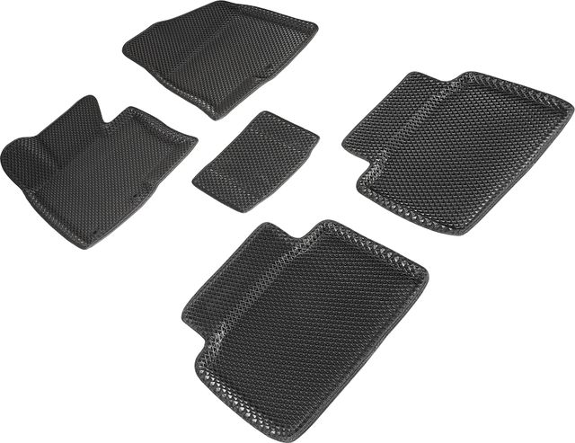 Коврики Seintex 3D EVA ромб для салона Kia Optima III 2010-2013 ЧЕРНЫЕ. Артикул 95482