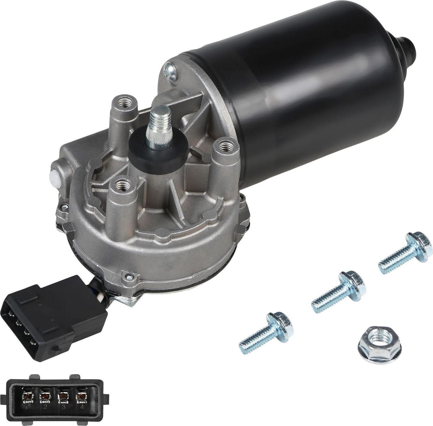 Мотор стеклоочистителя (моторчик дворников) StartVOLT передний для Peugeot 206 1998-2012. Артикул VWF 2016