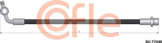Тормозной шланг Cofle. Артикул 92.BH.TY048