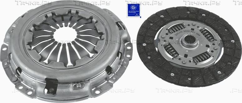 Сцепление (комплект) SACHS для Toyota Verso I 2009-2010. Артикул 3000 951 389