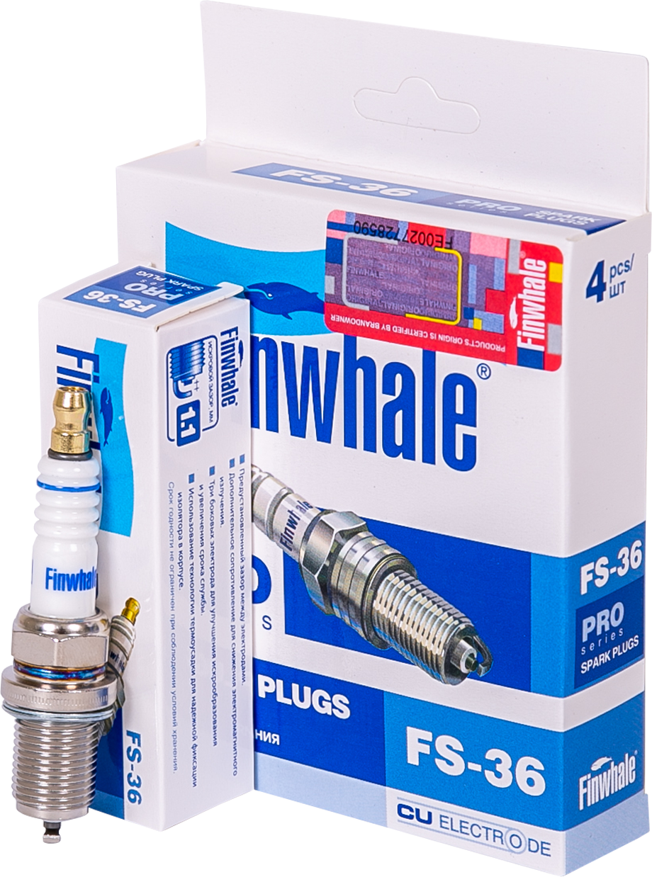 Свеча зажигания Finwhale для Kia Rio I 2000-2005. Артикул FS36