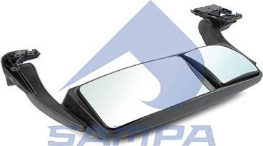 Зеркало боковое Sampa для MAN TGS 2007-2026. Артикул 022.133