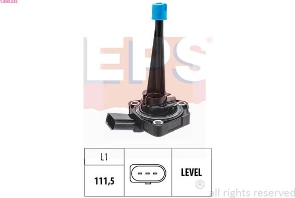 Датчик уровня масла EPS OE Equivalent. Артикул 1.800.242