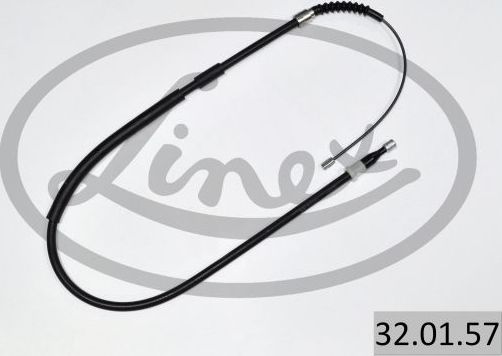 Трос ручника (тросик ручного тормоза) Linex передний левый для Opel Corsa C 2000-2009. Артикул 32.01.57