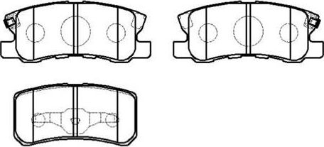 Тормозные колодки HSB. Артикул HP5139