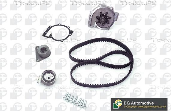 Помпа (водяной насос) с комплектом ремня ГРМ BGA для Renault Laguna I 1997-2001. Артикул TB9701CPK