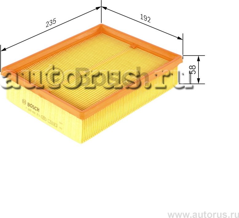 ВОЗДУШНЫЙ ФИЛЬТР S0212 (Bosch). Артикул F026400212