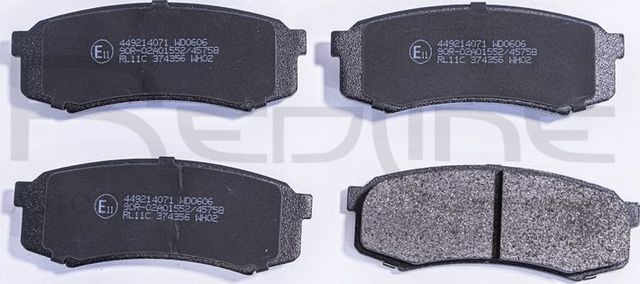 Тормозные колодки RED Line. Артикул 27TO012