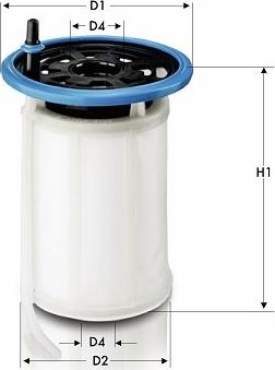 Топливный фильтр  Tecneco Filters для Alfa Romeo Stelvio 2016-2026. Артикул GS2092E