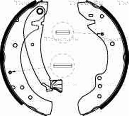 Тормозные колодки TRW задние для Citroen Jumper I 1994-2006. Артикул GS8545