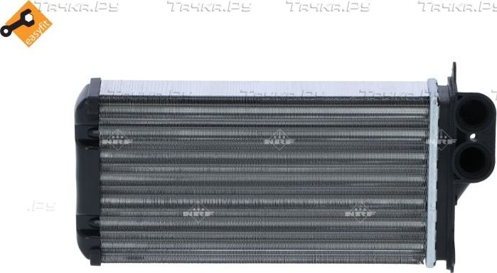 Радиатор отопителя (печки) NRF для Peugeot 1007 2005-2009. Артикул 54305