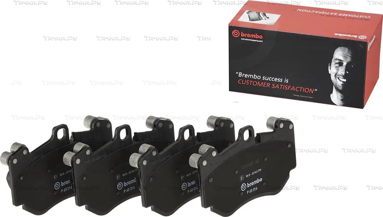 Тормозные колодки Brembo передние для Porsche Cayenne I (955) 2004-2010. Артикул P 65 016