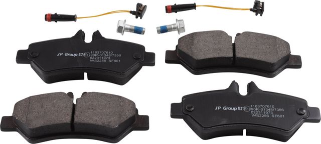 Тормозные колодки JP Group. Артикул 1163707610