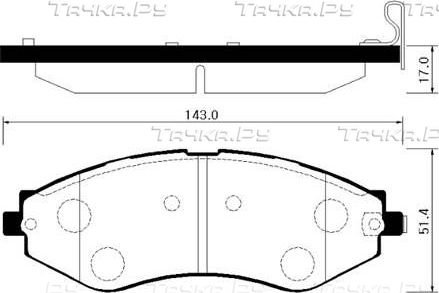 Тормозные колодки HSB. Артикул HP2012