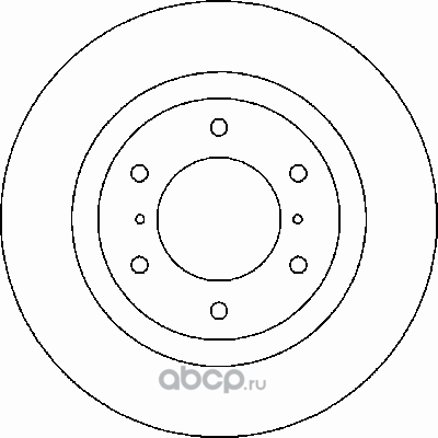 Тормозной диск Mitsubishi. Артикул 4615A038