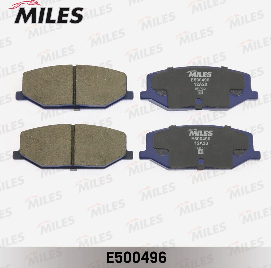 Тормозные колодки Miles (Керамика). Артикул E500496