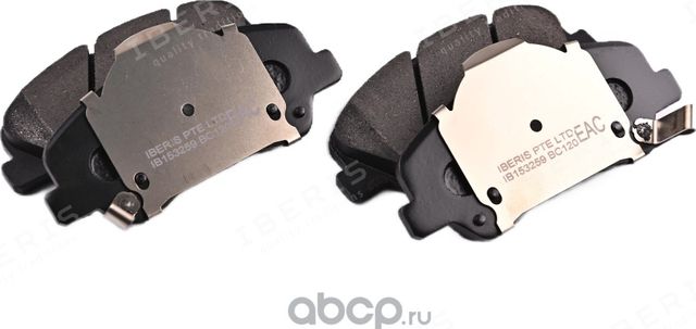 КОЛОДКИ ТОРМОЗНЫЕ ПЕР К-Т HYUNDAI SOLARIS HCR-MZH (17-)/KIA RIO IV (17-) (+ К-Т (Iberis). Артикул IB153259