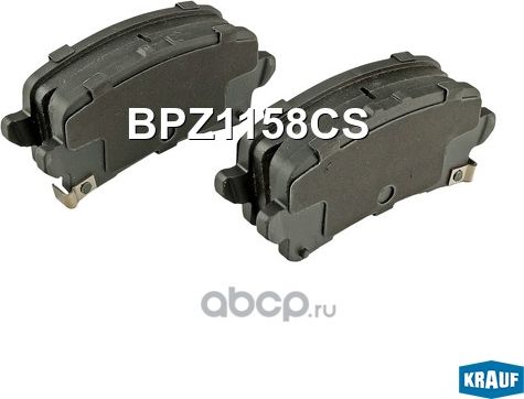 Колодки тормозные дисковые Krauf. Артикул BPZ1158CS