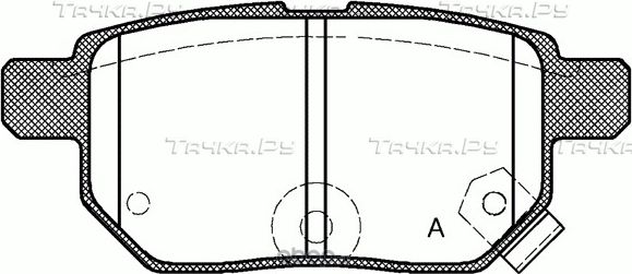 Тормозные колодки Toyota задние для Lexus CT I 2010-2018. Артикул 0446612130