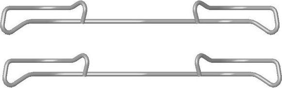 Комплектующие, колодки дискового тормоза Bosch. Артикул 1 987 474 432