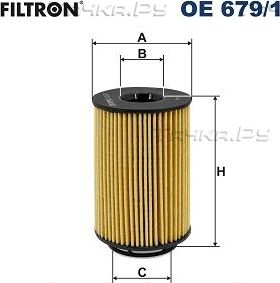 Масляный фильтр Filtron для BMW X7 I (G07) 2019-2026. Артикул OE 679/1