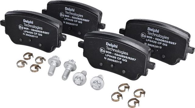 Тормозные колодки Delphi (Low-Metallic). Артикул LP3439