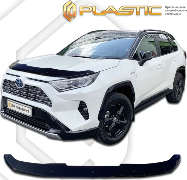 Дефлектор СА Пластик для капота (Classic черный) Toyota RAV4 V 2018-2026. Артикул 2010010115418