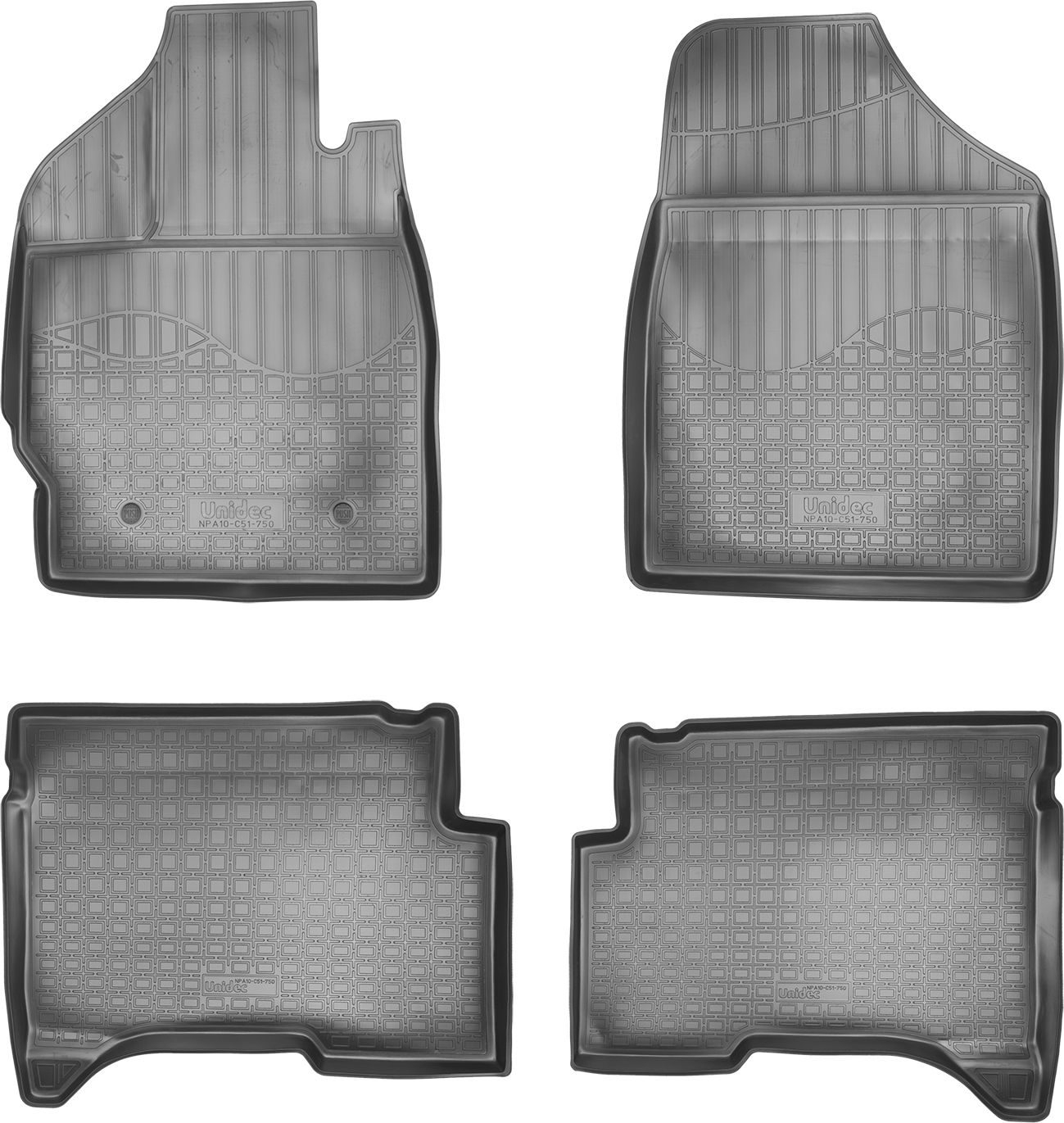 Коврики Норпласт для салона Lifan X50 2015-2026. Артикул NPA10-C51-750