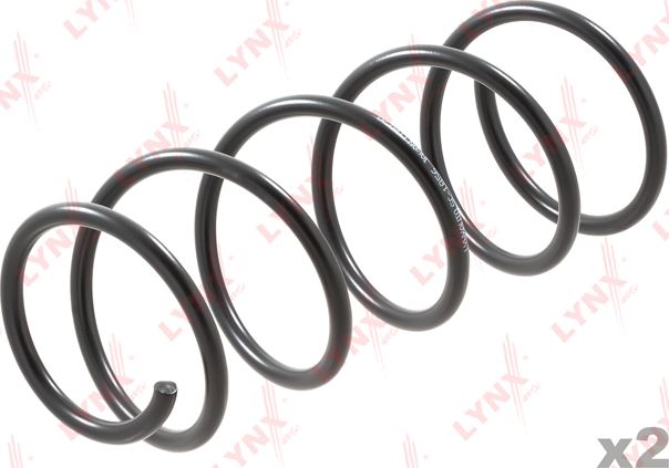 Пружина подвески LYNXauto передняя для Renault Clio II 2001-2013. Артикул SC-1856