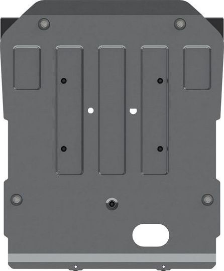 Защита алюминиевая Шериф (4 мм) для картера BMW X4 2018-2026. Артикул 03.3587