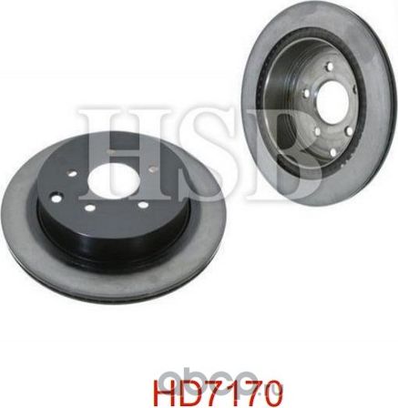 Диск тормозной задний NISSAN MURANO 3.5 4WD 05 (HSB). Артикул HD7170