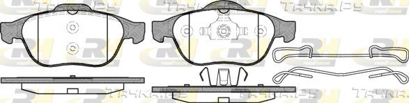 Тормозные колодки RoadHouse передние для Renault Espace IV 2002-2014. Артикул 2843.10