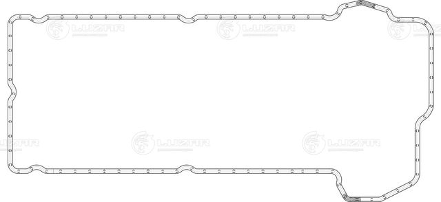 Прокладка клапанной крышки 441724 Luzar. Артикул LES 21104