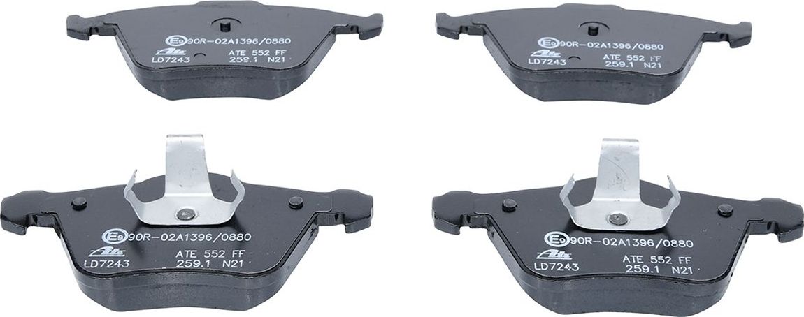 Тормозные колодки ATE Ceramic. Артикул 13.0470-7243.2