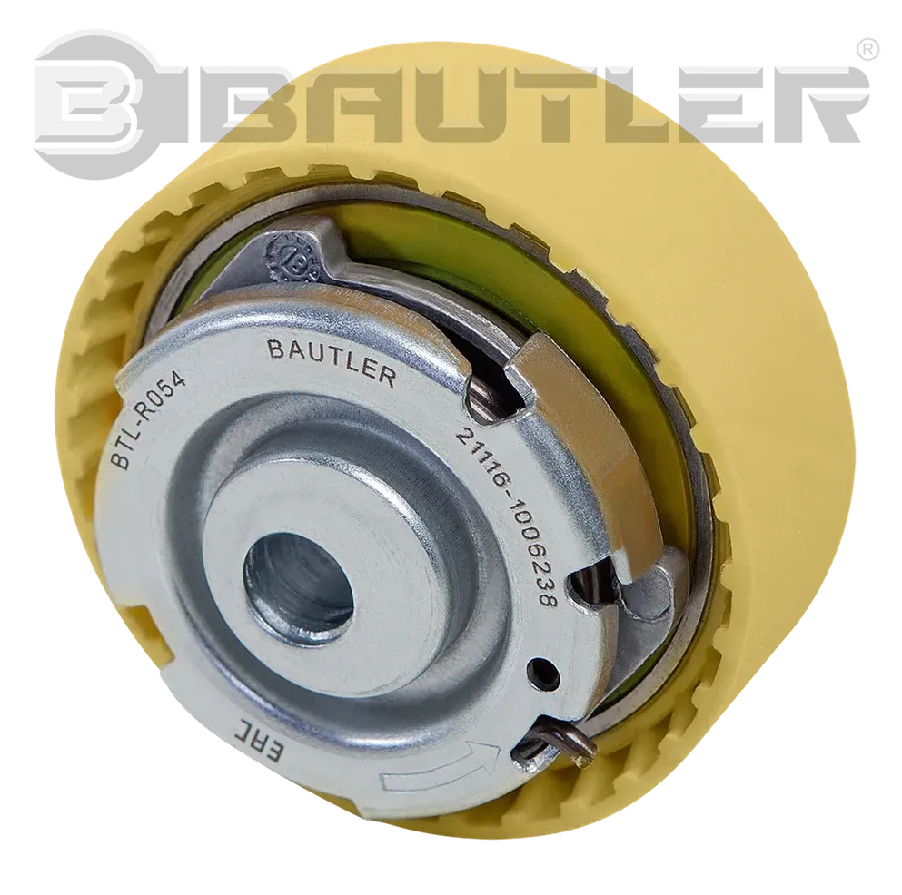 Ролик натяжителя ремня ГРМ натяжной ВАЗ-2170FL.2190-94.дв.8кл.пластик (Bautler). Артикул BTLR054